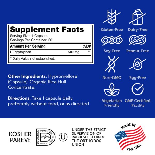 Version 1.0.0 Cápsulas en frasco para apoyar niveles de serotonina
