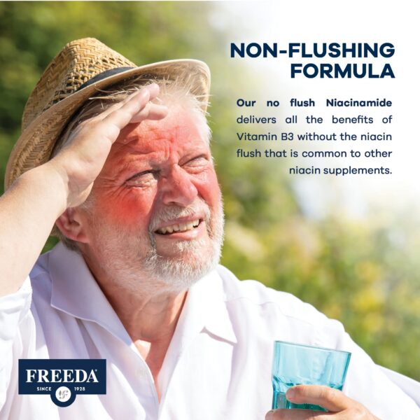Version 1.0.0 Cápsulas Freeda vitamina B3 niacinamida sin efectos laterales