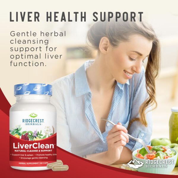 Cápsulas para el hígado LiverClean Ridgecrest Herbals