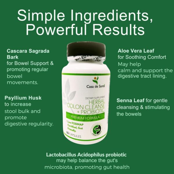 Version 1.0.0 Capsulas laxantes Casa de Sante para digestión y colon