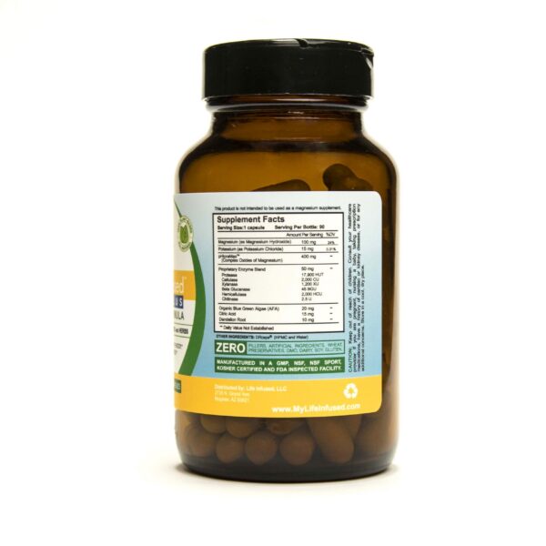 Cápsulas Life Infused, limpiador de colon y desintoxicante natural