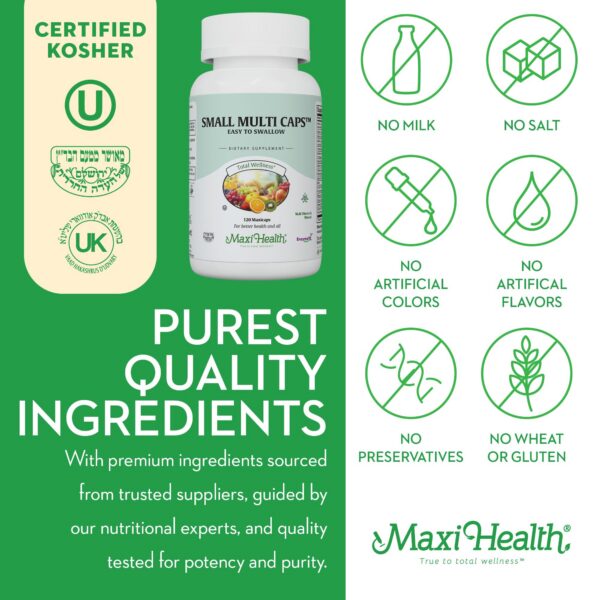 Cápsulas de multivitaminas Maxi Health