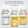 Cápsulas multivitamínicas Solaray para energía y salud