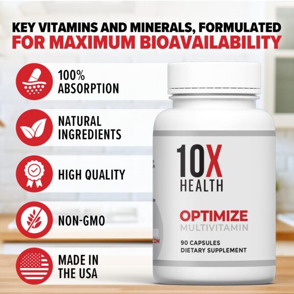 Version 1.0.0 Cápsulas multivitamínicas metiladas 10X Health Optimize