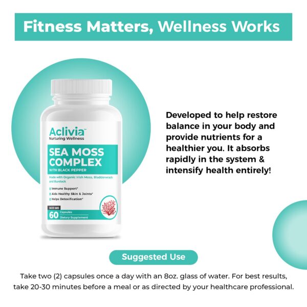 Version 1.0.0 Cápsulas de musgo marino para salud integral