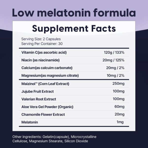 Version 1.0.0 Cápsulas Natural Dreams probadas por laboratorio ISO