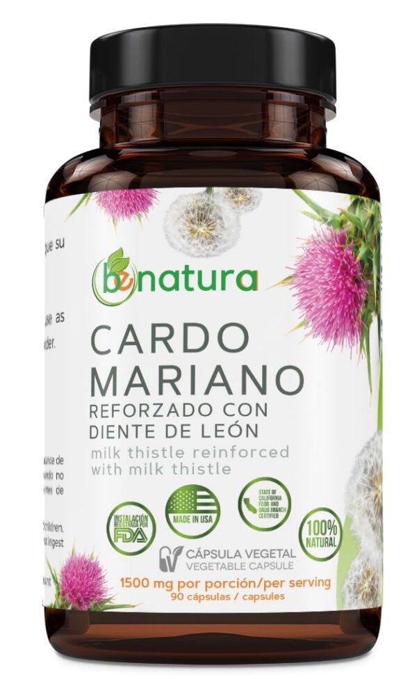 Cápsulas naturales para apoyo antioxidante y detox
