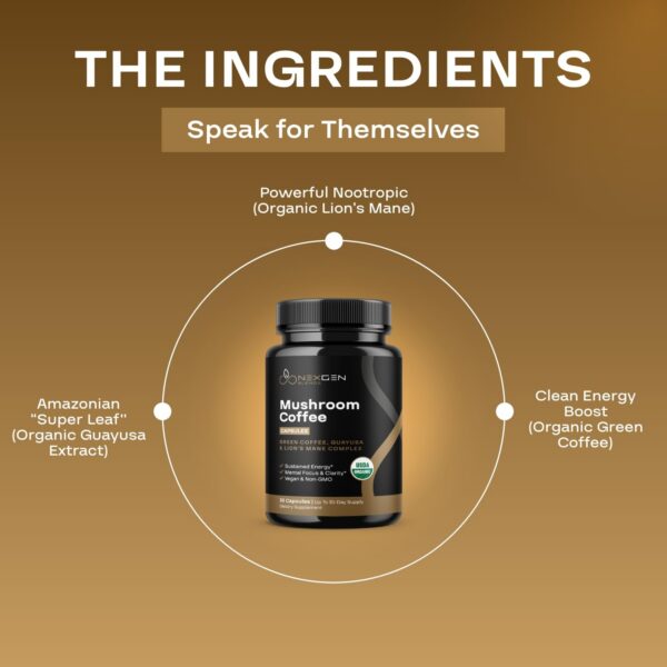 Cápsulas naturales de café con champiñones funcionales