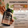 Cápsulas naturales de canela de Ceilán para hombres y mujeres bien balanceadas