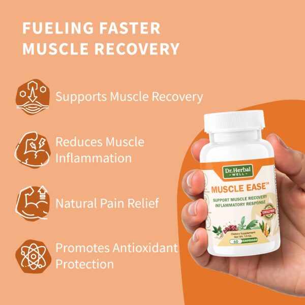 Cápsulas naturales DR.HERBAL WELL Muscle Ease 60 unidades