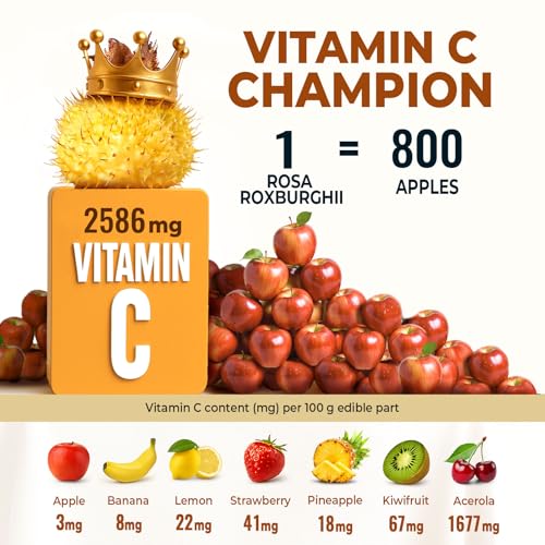 Cápsulas naturales Rosa Roxburghii para bienestar