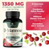 Cápsulas Nature's Nutrition D-Mannosa con arándano y antioxidantes