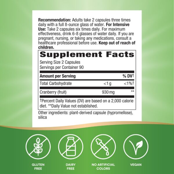 Version 1.0.0 Cápsulas Nature's Way saludable tracto urinario