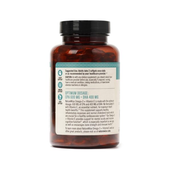 Capsulas NatureWise omega 3 sin olor a pescado