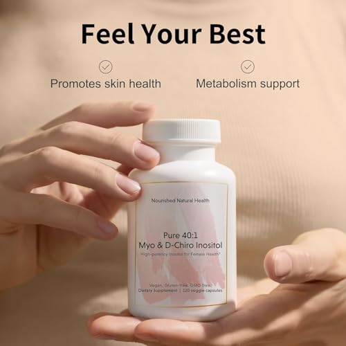 Cápsulas Nourished 40 1 inositol para mejorar ovulación y fertilidad