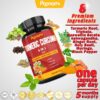 Cápsulas Papnami de cúrcuma para energía y salud general