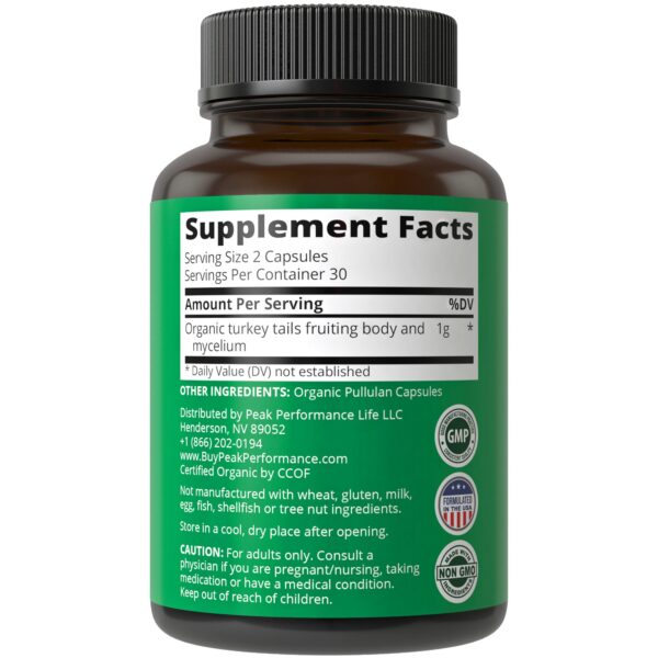 Cápsulas Peak Performance originales para salud inmunológica