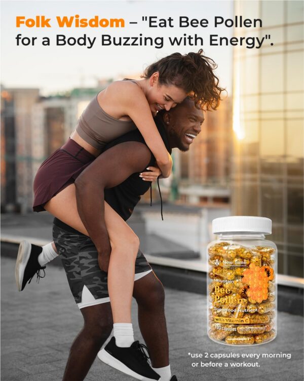 Cápsulas de polen de abeja con propóleo y jalea real