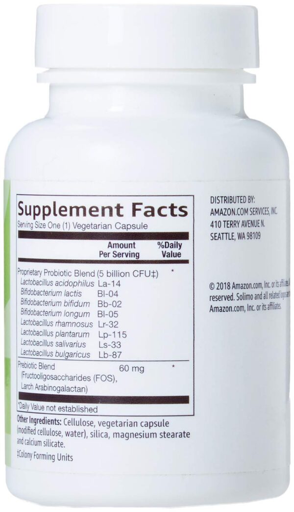 Cápsulas probióticas Amazon Probiotic 35B y 5B CFU mezcla