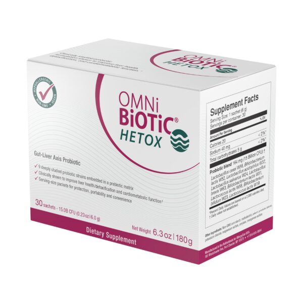 Cápsulas probióticas OMNi BiOTiC para salud intestinal