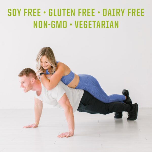 Cápsulas del probiótico para salud digestiva y energía