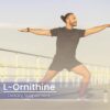 Cápsulas PURE ORIGINAL INGREDIENTS L-Ornitina sobre fondo blanco