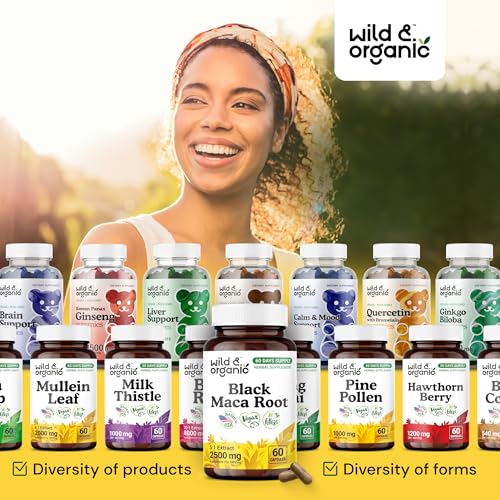 Version 1.0.0 Cápsulas de raíz de maca negra veganas 60 días suministro