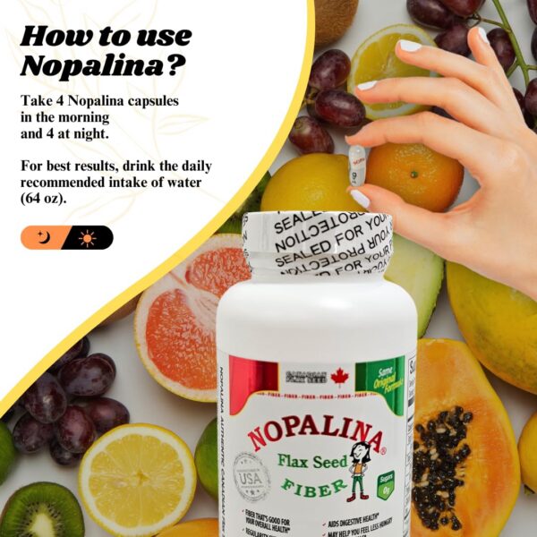 Cápsulas para regularidad y salud intestinal Nopalina