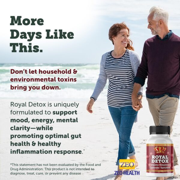 Cápsulas Royal Detox para mejorar energía y reducir inflamación