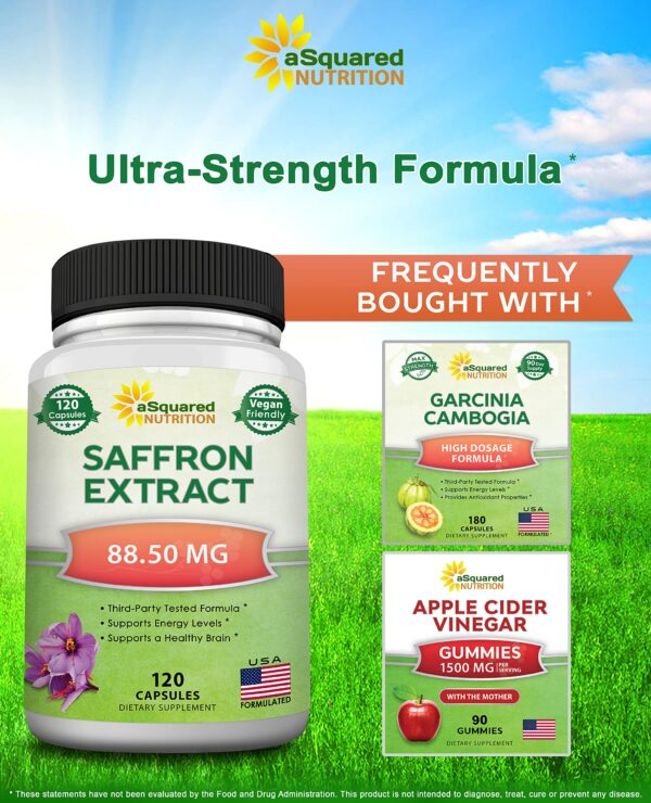 Cápsulas sabor neutro extracto azafrán para energía natural