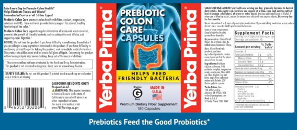 Version 1.0.0 Envases cuidado natural del colon y salud digestiva