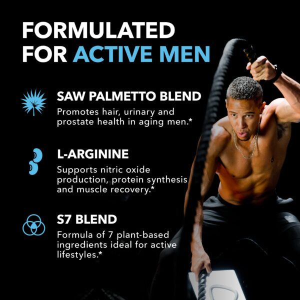 Cápsulas Saw Palmetto 500mg L-Arginina para salud masculina