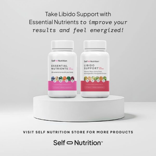 Cápsulas SELF NUTRITION para deseo y sensibilidad femenina
