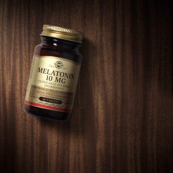 Cápsulas Solgar melatonina 10mg 60 tabletas