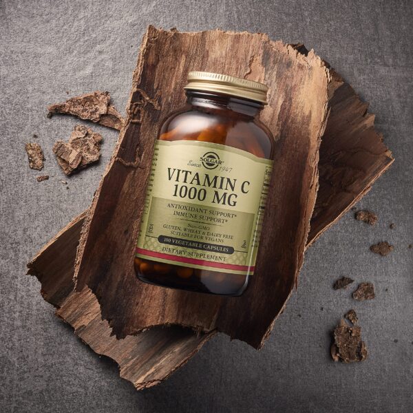 Version 1.0.0 Cápsulas de Solgar Vitamina C con empaque Amarillo