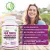 Contenido y caja suplemento Max Absorption cardo mariano