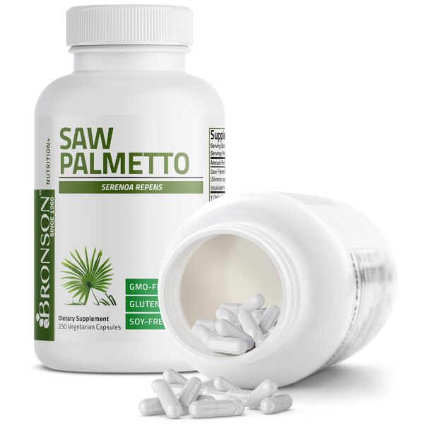 Cápsulas para soporte urinario Bronson Saw Palmetto