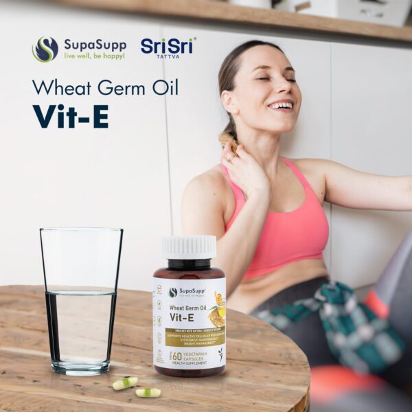 Cápsulas SRI SRI TATTVA Vitamina E para salud y piel