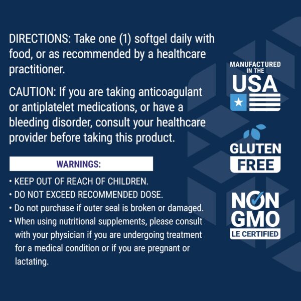 Capsulas Super Vitamina E de Life Extension para metabolismo celular