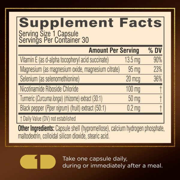 Cápsulas Swisse NAD+ para energía y piel equilibrada