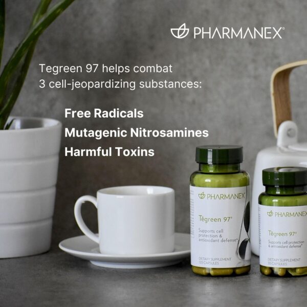 Cápsulas de té verde antioxidantes Nu Skin Pharmanex