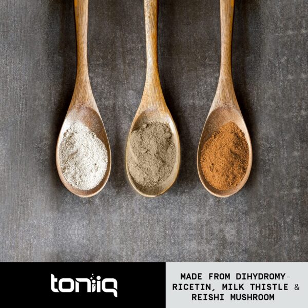 Cápsulas Toniiq Ease apoyo hepático con ingredientes puros