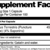 Version 1.0.0 Cápsulas fáciles de tragar de Tribulus Terrestris 450 mg TerraVita