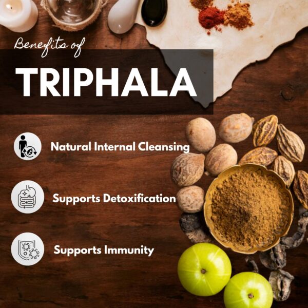 Version 1.0.0 cápsulas triphala suplementación bienestar digestivo natural