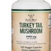 Cápsulas Turkey Tail hongo que apoyan sistema inmunológico Double Wood