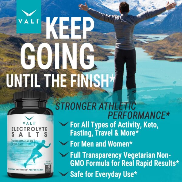 Cápsulas VALI suplemento para hidratación y recuperación