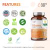 Cápsulas veganas Purity Labs cúrcuma y antioxidantes