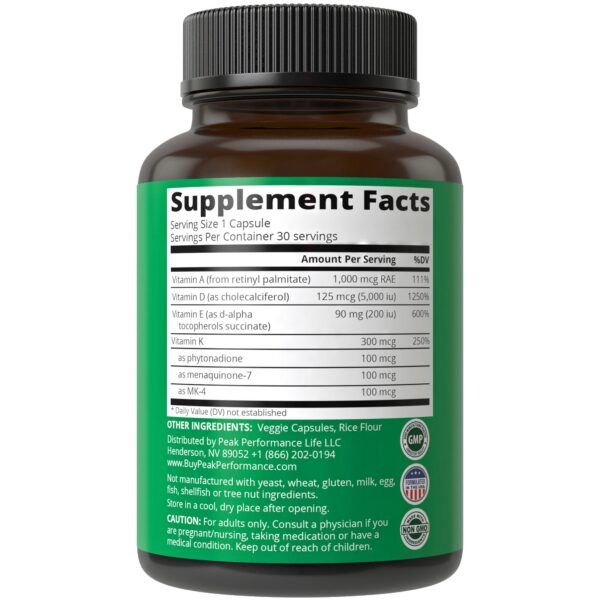 Cápsulas veganas suplmento vitamínico dake