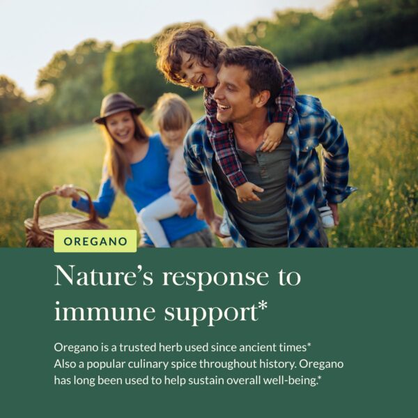 Cápsulas veganas de aceite de orégano antioxidante Gaia Herbs