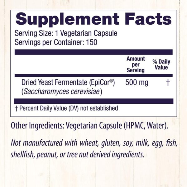 Version 1.0.0 Cápsulas veganas de EpiCor para salud respiratoria